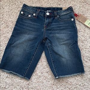 Kids - True Religion jean shorts